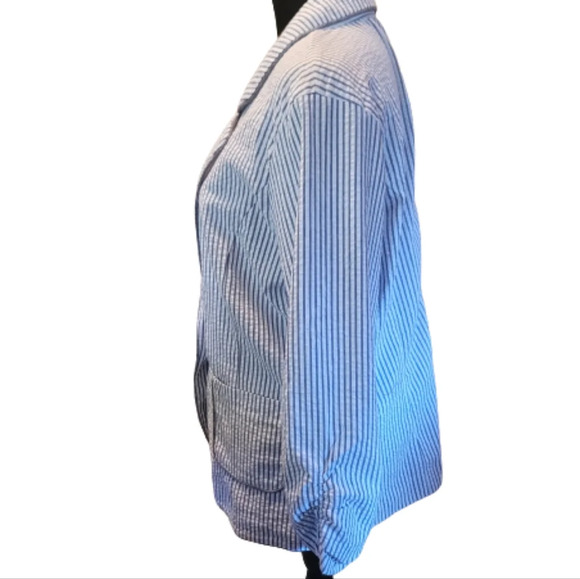 Maurices grey/White Striped blaser. NWOT - Picture 3 of 10